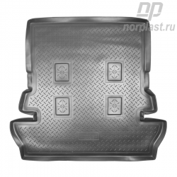 Ковер багажник для toyota Land Cruiser 200, 2 009-, , Полиуретан - NORPLAST NPL-P-88-50