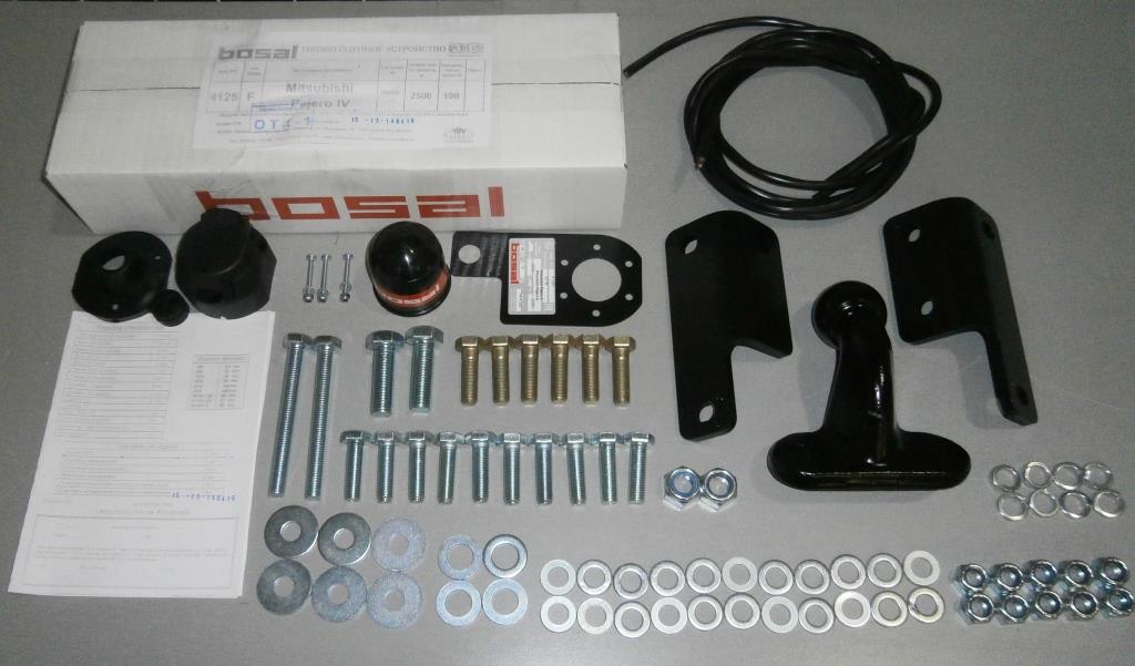 Фаркоп с шаром типа f Mitsubishi Pajero III 4x4 00-/Pajero IV 4x4 07- - VFM-Bosal 4125-F
