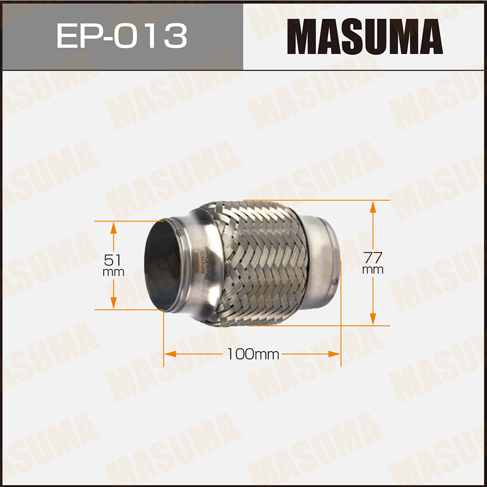 Гофра глушителя 51x100 - Masuma EP-013