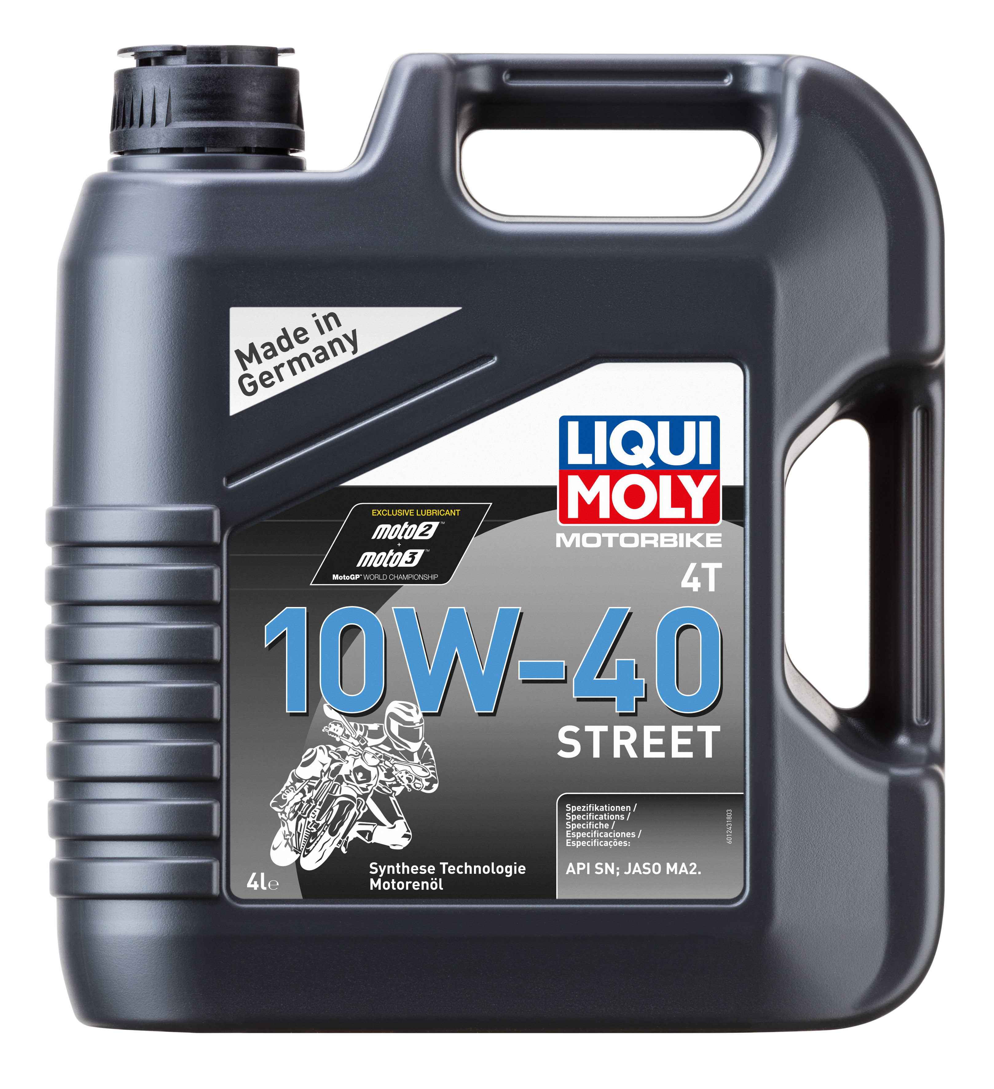 10w-40 Motorbike 4T Street, 4л (HC-синт.мотор.масло) - Liqui Moly 7512