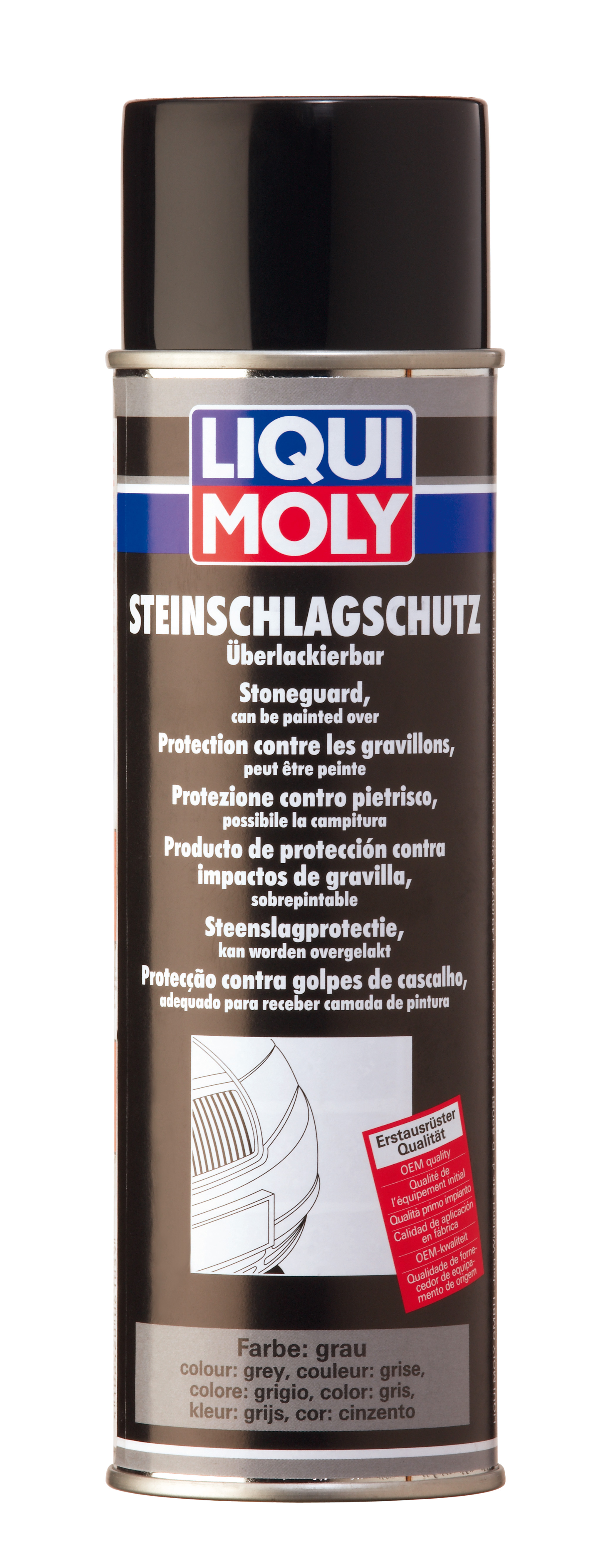 Антигравий серый (спрей) Steinschlag-Schutz grau, 500мл - Liqui Moly 6105