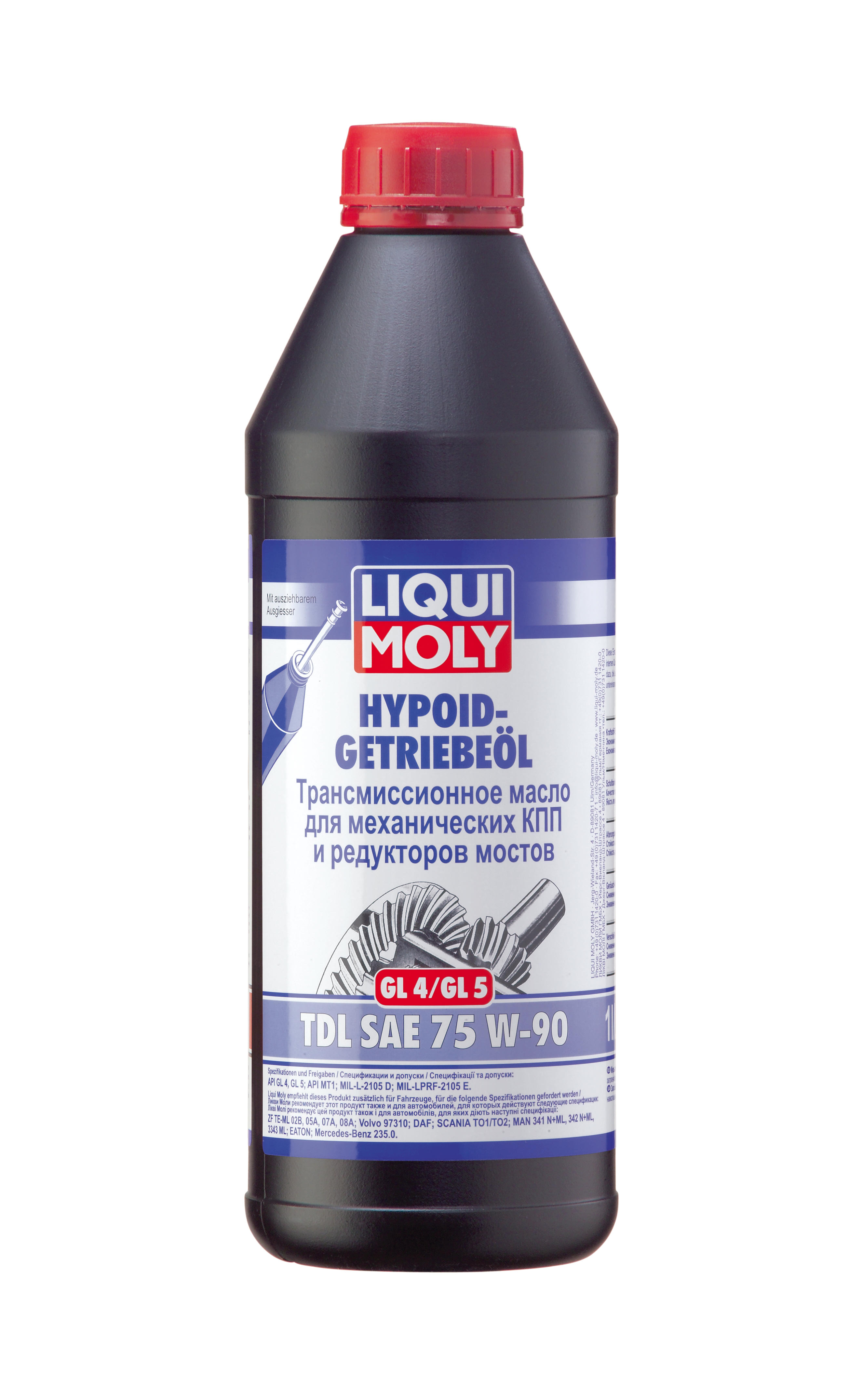 75w-90 Hypoid-Getriebeoil TDL gl4/5, 1л (полусинт.транс.масло) - Liqui Moly 3945