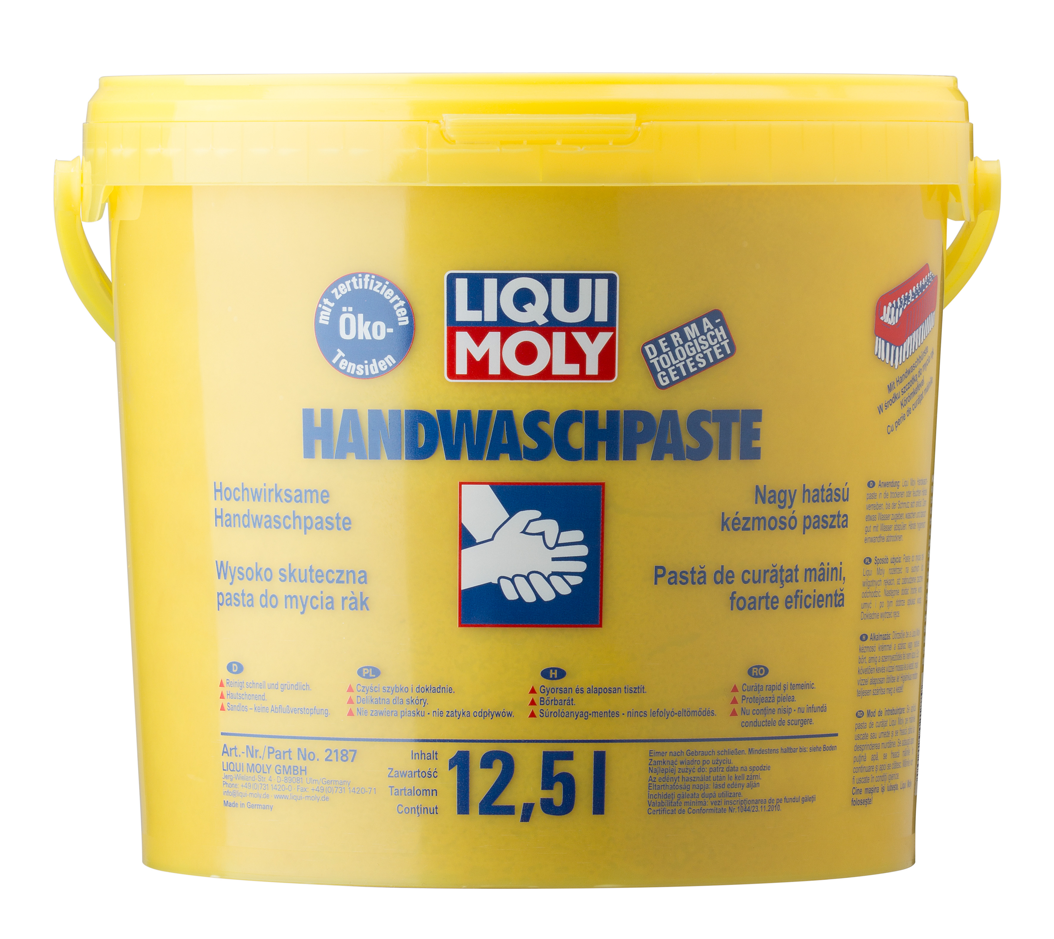 Паста для мытья рук Handwasch-Paste, 12,5л - Liqui Moly 2187