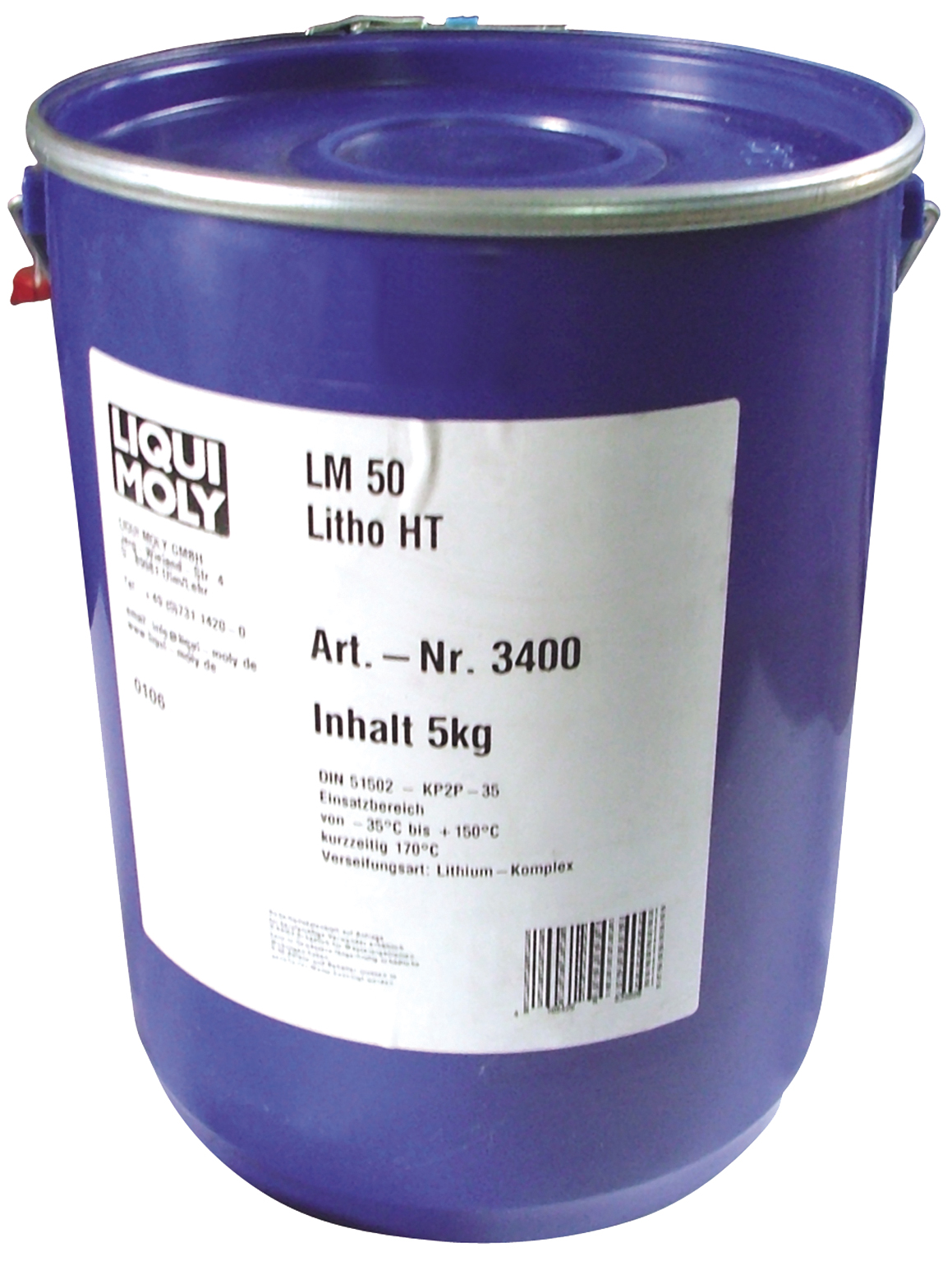 Cмазка высокотемпературная для ступиц подшипников LM 50 Litho HT, 5кг - Liqui Moly 3400