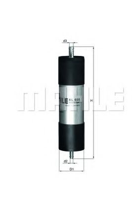 Фильтр топливный - Knecht KL 658