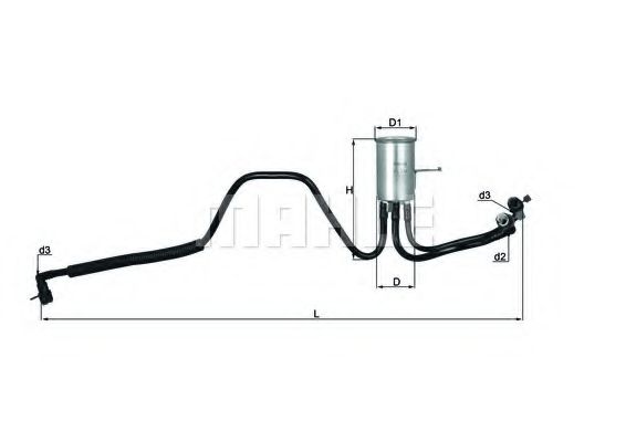 Фильтр топливный - Knecht KL 544