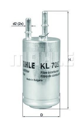 Фильтр топливный - Knecht KL 705