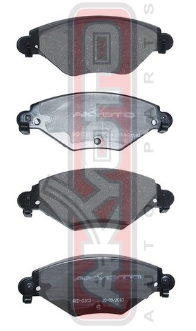 Колодки тормозные дисковые передние - Akyoto AKD-0183
