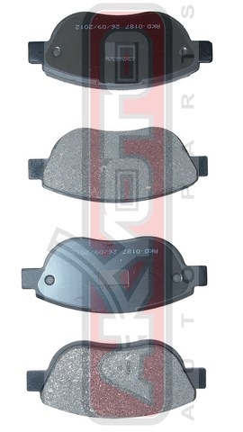 Колодки тормозные дисковые передние - Akyoto AKD-0187