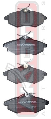 Колодки тормозные дисковые передние - Akyoto AKD-0207