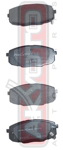 Колодки тормозные дисковые передние - Akyoto AKD-0373