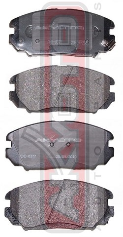 Колодки тормозные дисковые передние - Akyoto AKD-03773
