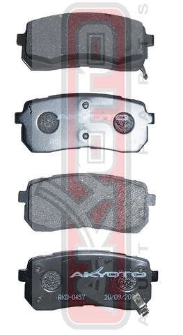 Колодки тормозные дисковые задние - Akyoto AKD-0457