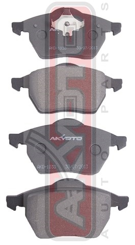 Колодки тормозные дисковые передние - Akyoto AKD-1030