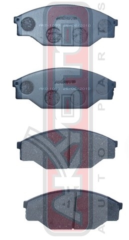 Колодки тормозные дисковые передние - Akyoto AKD-1099