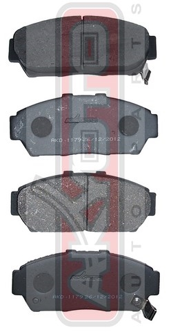 Колодки тормозные дисковые передние - Akyoto AKD-1179