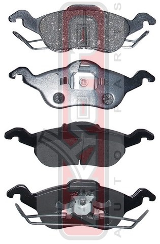 Колодки тормозные дисковые передние - Akyoto AKD-1244