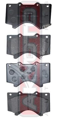 Колодки тормозные дисковые передние - Akyoto AKD-1541