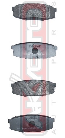 Колодки тормозные дисковые задние - Akyoto AKD-1542