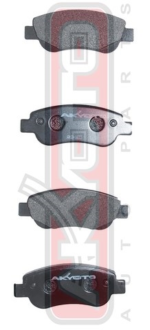 Колодки тормозные дисковые передние - Akyoto AKD-1633