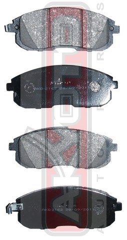 Колодки тормозные дисковые передние - Akyoto AKD-2162
