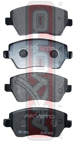 Колодки тормозные дисковые передние - Akyoto AKD-2800