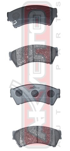 Колодки тормозные дисковые передние - Akyoto AKD-5806