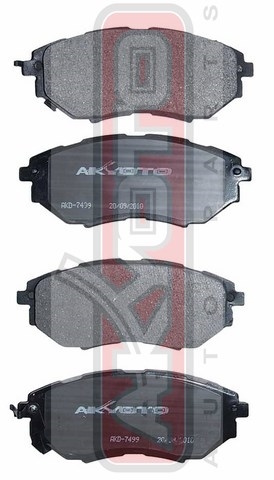 Колодки тормозные дисковые передние - Akyoto AKD-7499