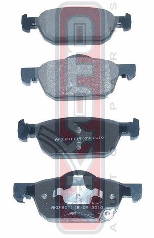 Колодки тормозные дисковые передние - Akyoto AKD-8011