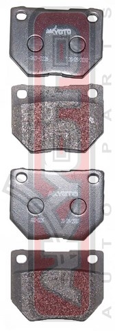 Колодки тормозные дисковые керамические задние - Akyoto AKDC-0226