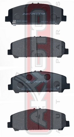 Колодки тормозные дисковые передние - Akyoto AKD-ZC60
