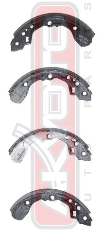 Колодки тормозные барабанные задние - Akyoto AKS-3347