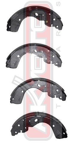 Колодки тормозные барабанные задние - Akyoto AKS-EB327