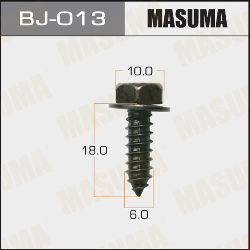 Саморез (уп. 10шт) - Masuma BJ-013
