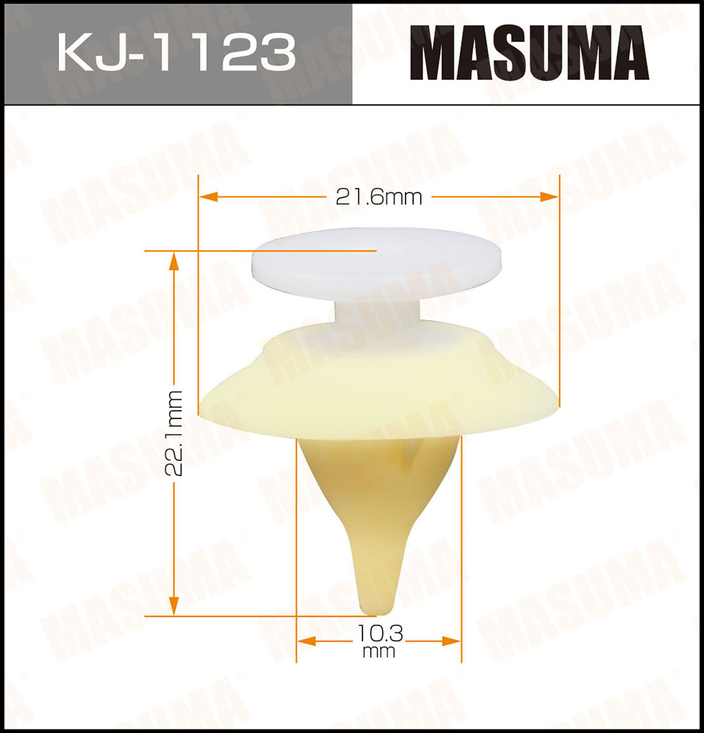 Клипса пластиковая - Masuma KJ-1123