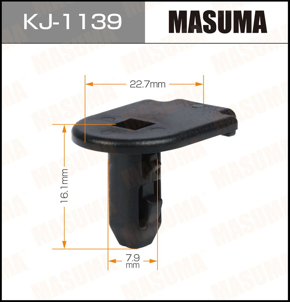 Клипса пластиковая - Masuma KJ-1139