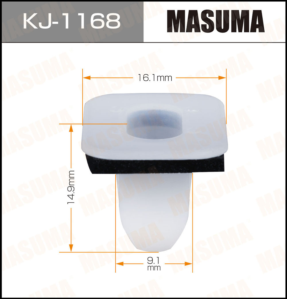 Клипса пластиковая - Masuma KJ-1168