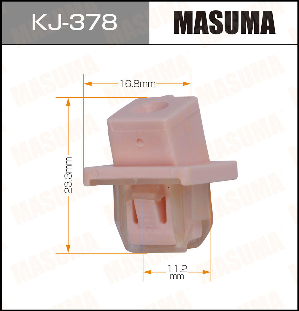 Клипса пластиковая - Masuma KJ-378