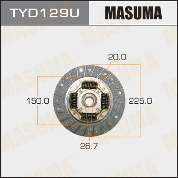 Диск сцепления - Masuma TYD129U