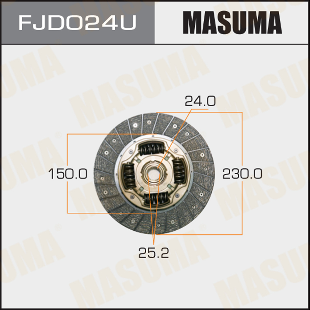 Диск сцепления - Masuma FJD024U