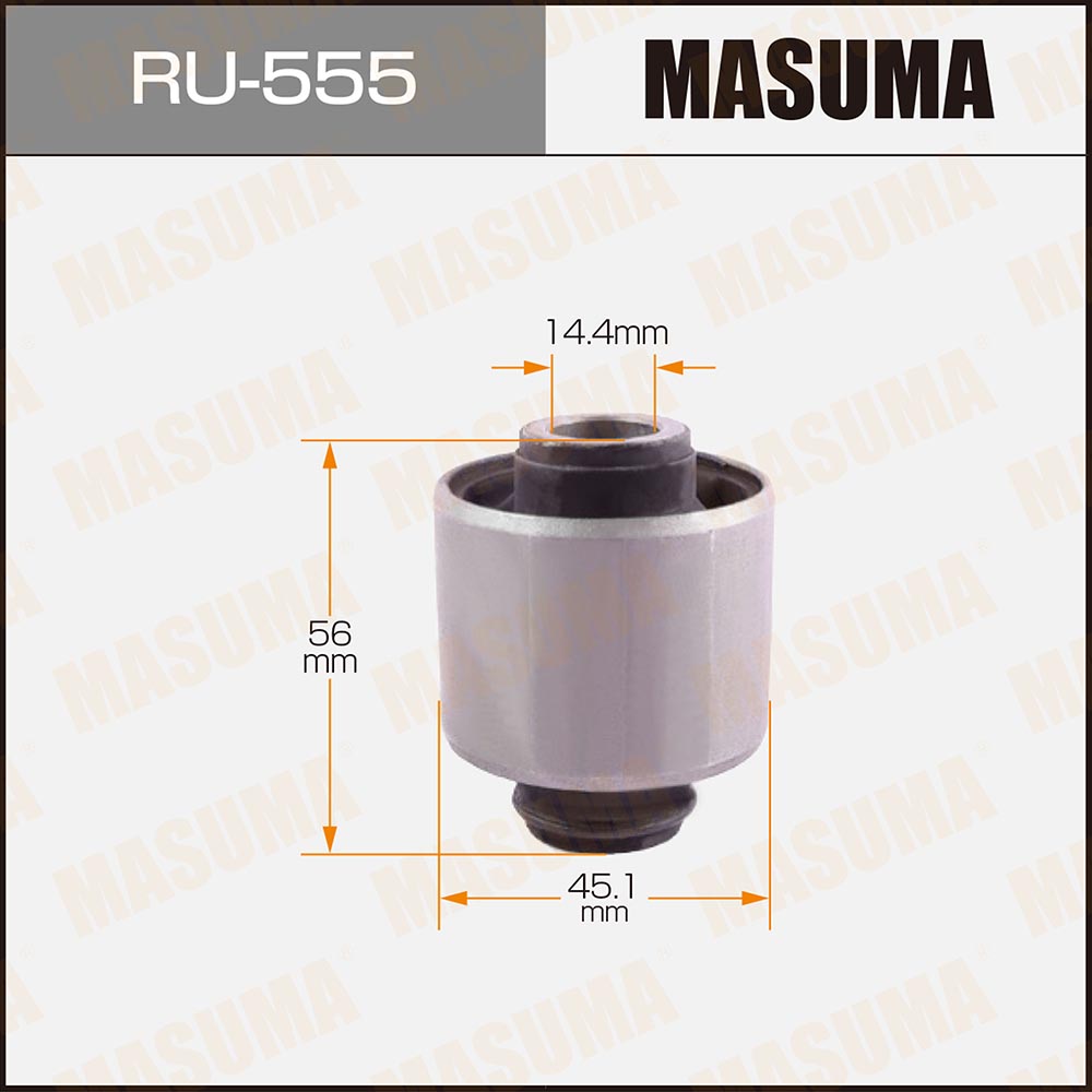 Сайлентблок рычага подвески | зад | - Masuma RU-555