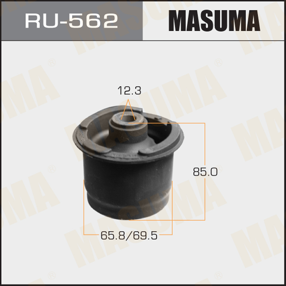 Сайлентблок балки задней - Masuma RU562