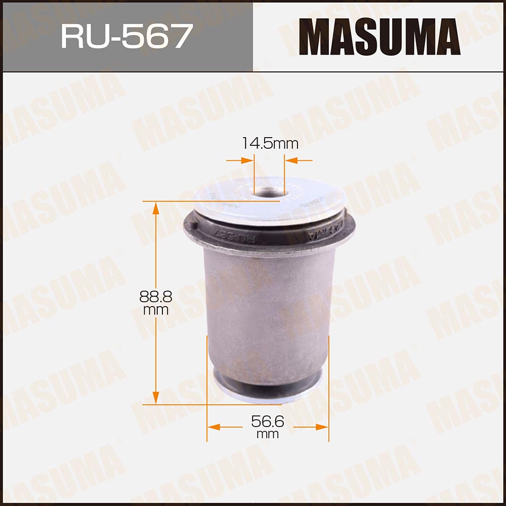 Сайлентблок рычага переднего нижнего задний - Masuma RU567