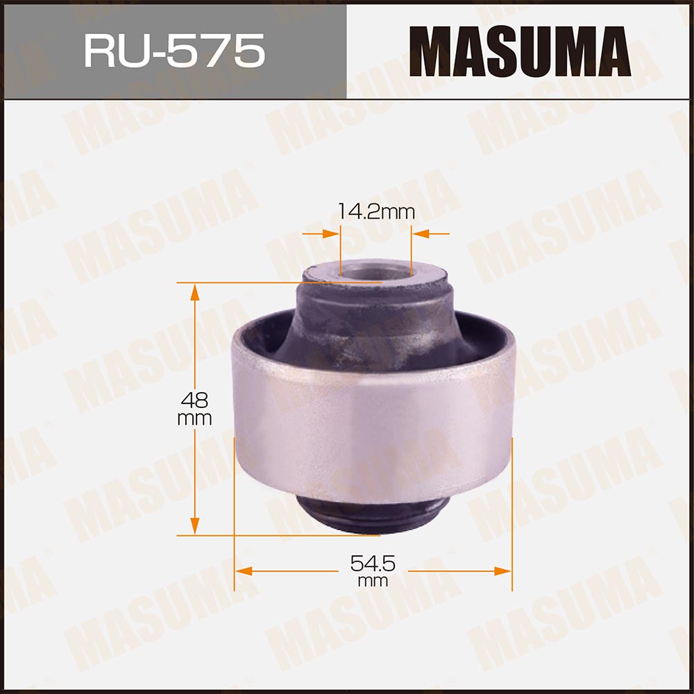 Сайлентблок рычага подвески | зад | - Masuma RU-575