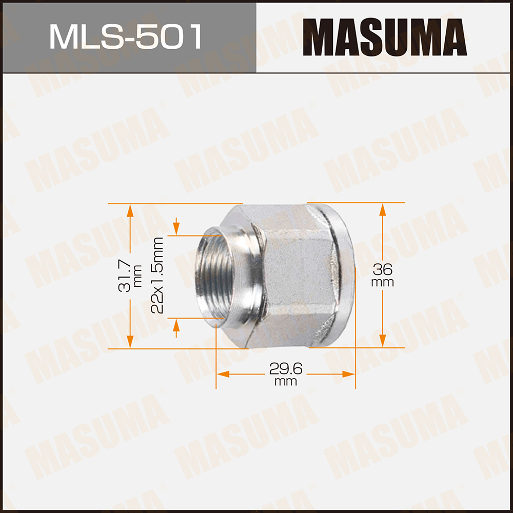 Гайка ШРУСа - Masuma MLS-501