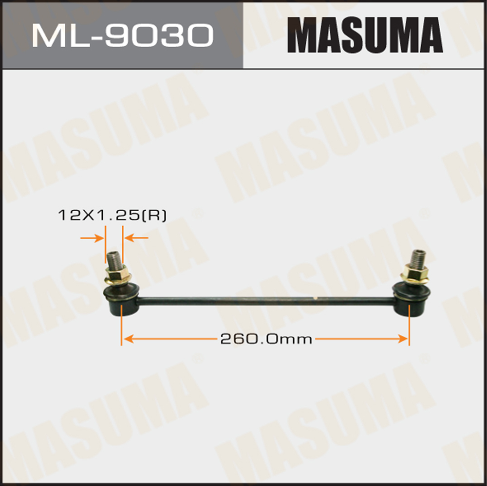 Стойка стабилизатора | перед прав/лев | - Masuma ML-9030