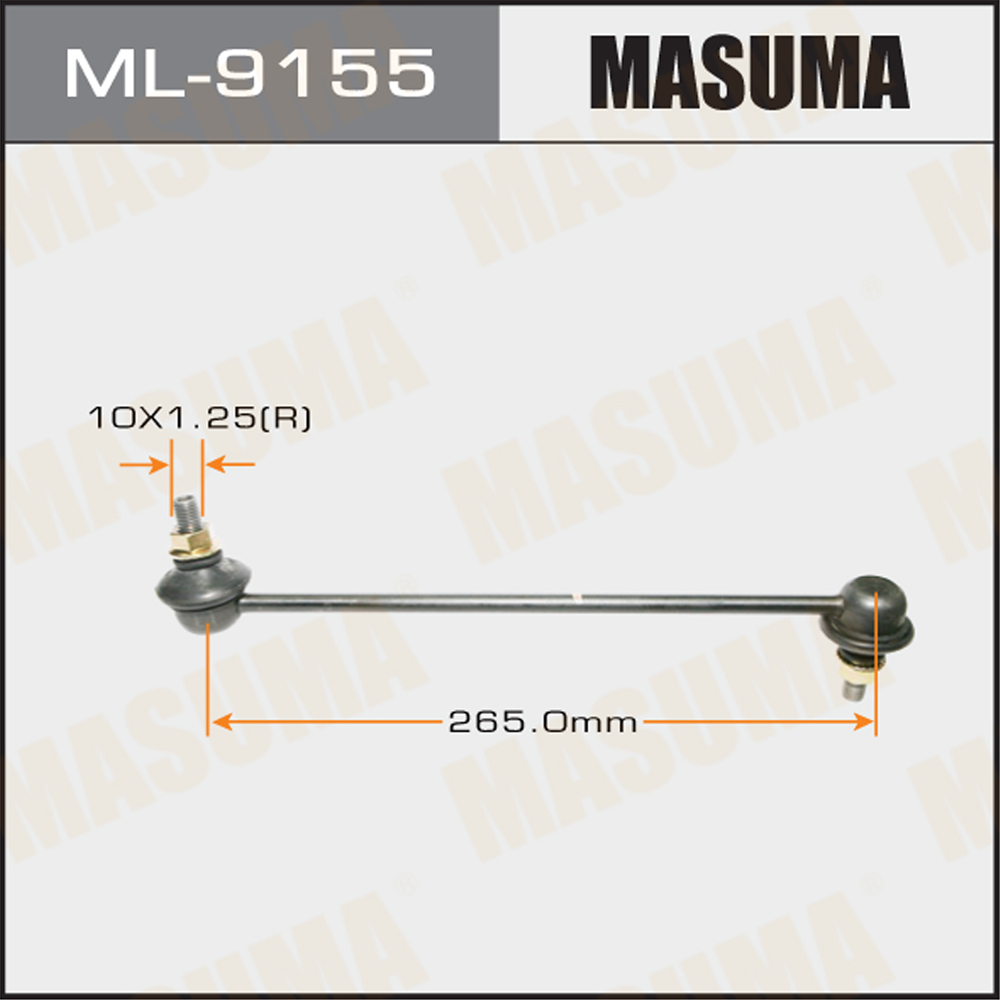 Стойка стабилизатора | перед прав/лев | - Masuma ML-9155