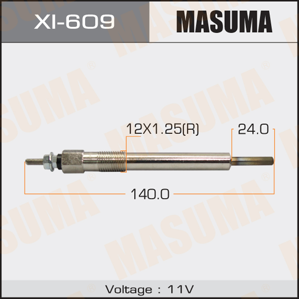 Свеча накаливания - Masuma XI-609