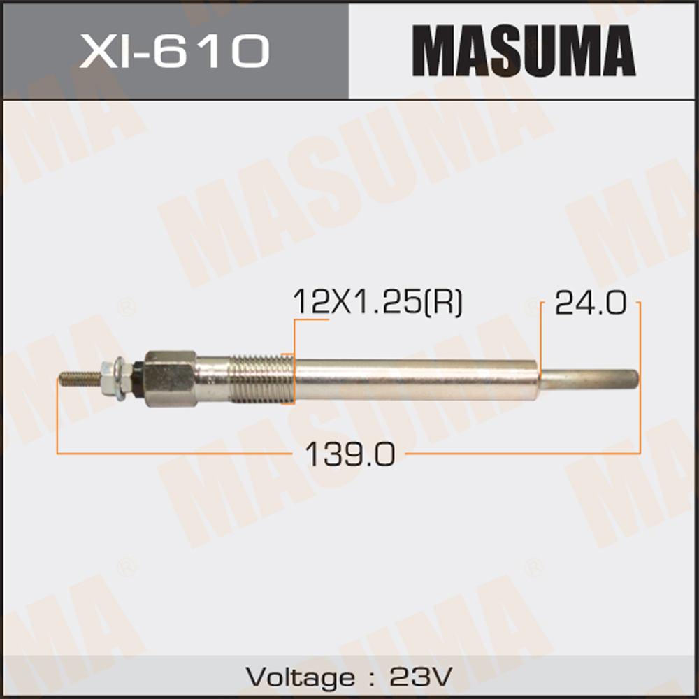 Свеча накаливания - Masuma XI-610