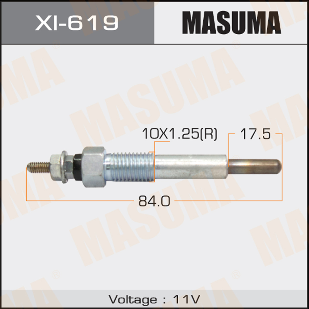 Свеча накаливания - Masuma XI-619